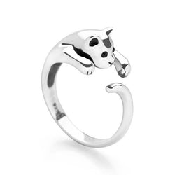 Silver Cat Ring