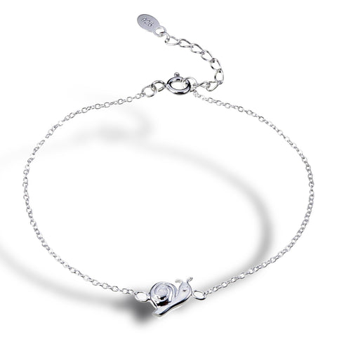 Silver Snail Bracelet