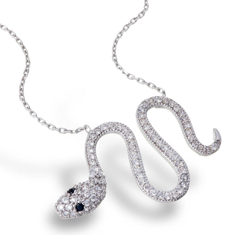 Sparkling Serpent Necklace