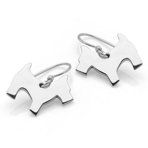 Scottie Dog Earrings (Large)