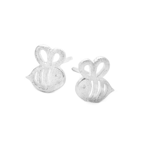 Satin Bee Studs