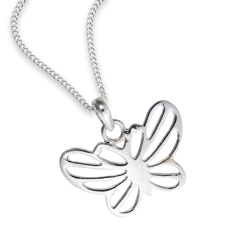 Silver Butterfly Pendant