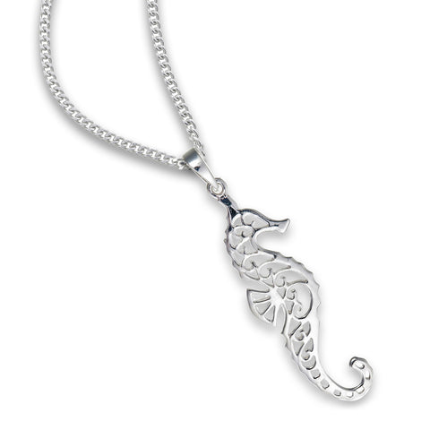 Lace Seahorse Pendant