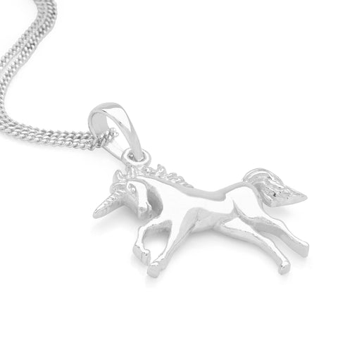 Silver Unicorn Pendant