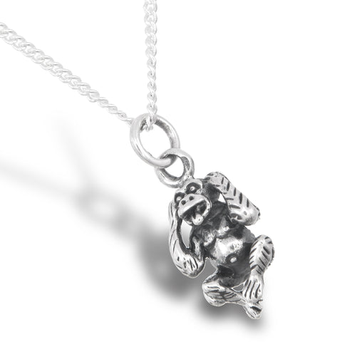 Playing Monkey Pendant