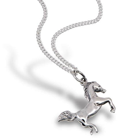 Silver Mustang Pendant