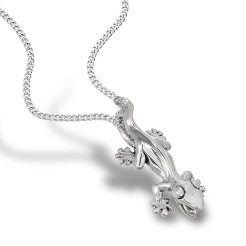 Silver Lizard Pendant