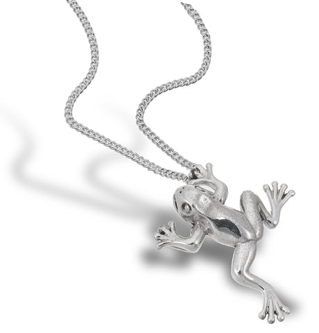 Silver Frog Pendant