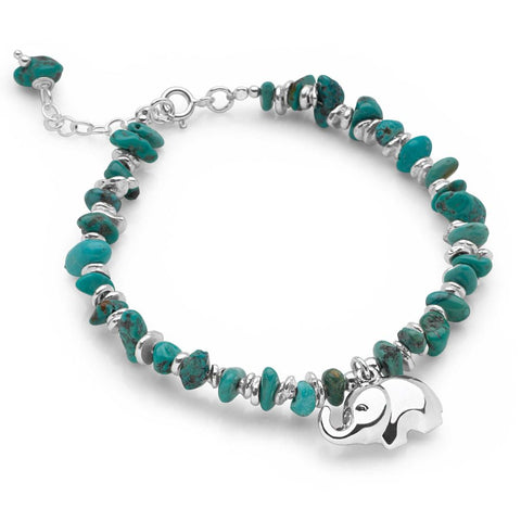 Turquoise Elephant Bracelet