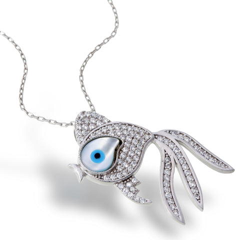 Bubble Eye Fish Necklace