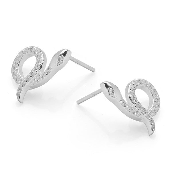 Sparkling Serpent Studs
