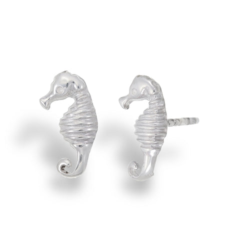 Tiny Seahorse Studs