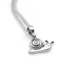 Silver Snail Pendant