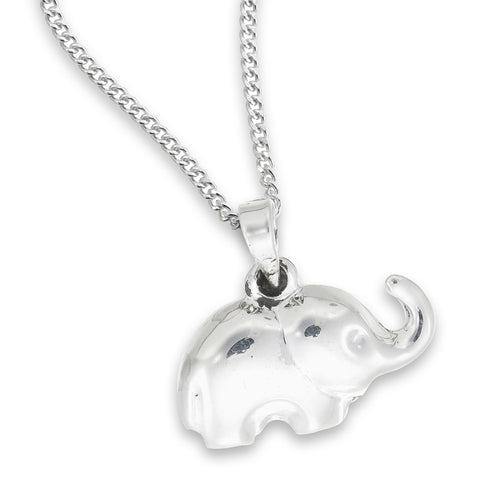 Silver Elephant Pendant (Large)