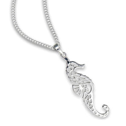 Lace Seahorse Pendant
