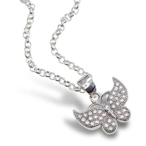 Night Sky Butterfly Pendant