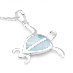 Blue Turtle Pendant