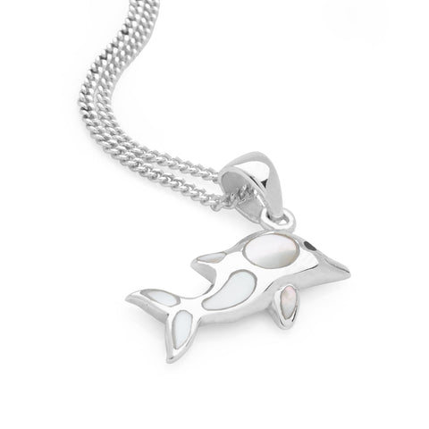 Shimmering Dolphin Pendant