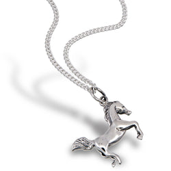 Silver Mustang Pendant