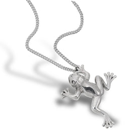 Silver Frog Pendant