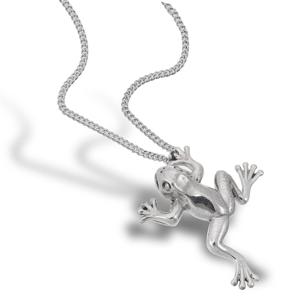 Silver Frog Pendant