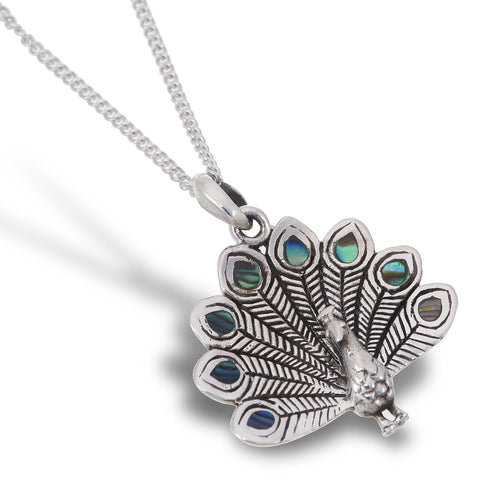 Abalone Peacock Pendant