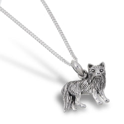 Silver Wolf Pendant